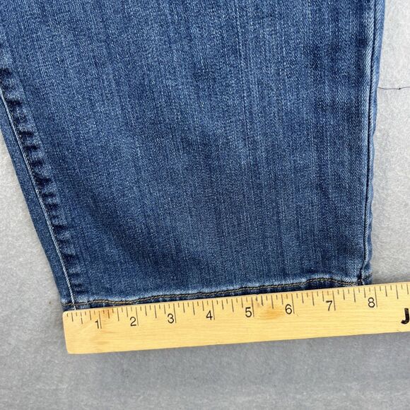 Levis 580 Jeans Womens Size 16W PLUS Blue Denim Defined Waist Straight Retro - Picture 16 of 16
